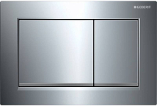 115.080.KH.1 Смывная клавиша Geberit Omega30 для двойного смыва к 111.003/030/060 глянцевый хром/матовый хром 250_100_Array